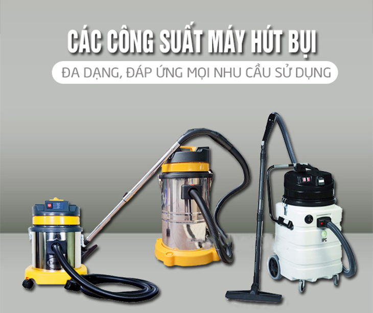 Kiểm tra công suất là lưu ý quan trọng khi lựa chọn mua máy hút bụi công nghiệp